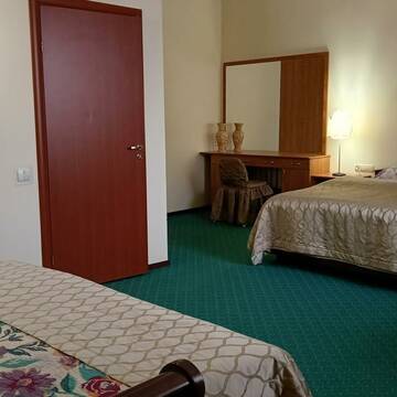 Студия с двуспальной кроватью и диваном-кроватью в Гостинице Энергия